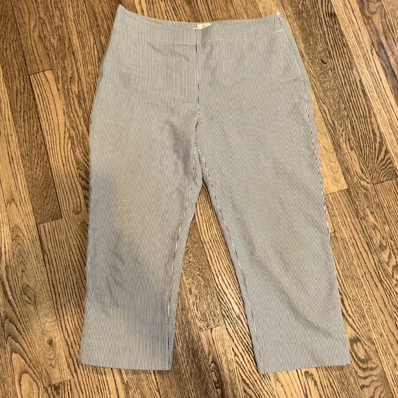 Talbot Heritage Pinstripe Capri Size 8 - Picture 1 of 14
